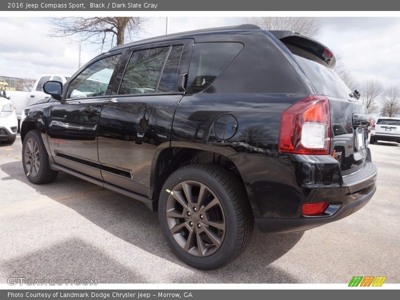 Black / Dark Slate Gray 2016 Jeep Compass Sport