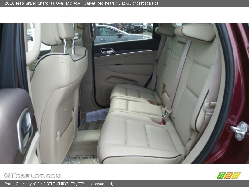 Velvet Red Pearl / Black/Light Frost Beige 2016 Jeep Grand Cherokee Overland 4x4