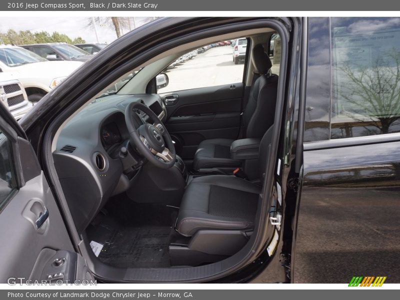 Black / Dark Slate Gray 2016 Jeep Compass Sport