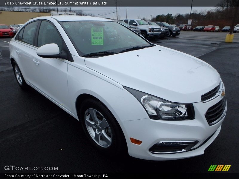 Summit White / Jet Black 2016 Chevrolet Cruze Limited LT