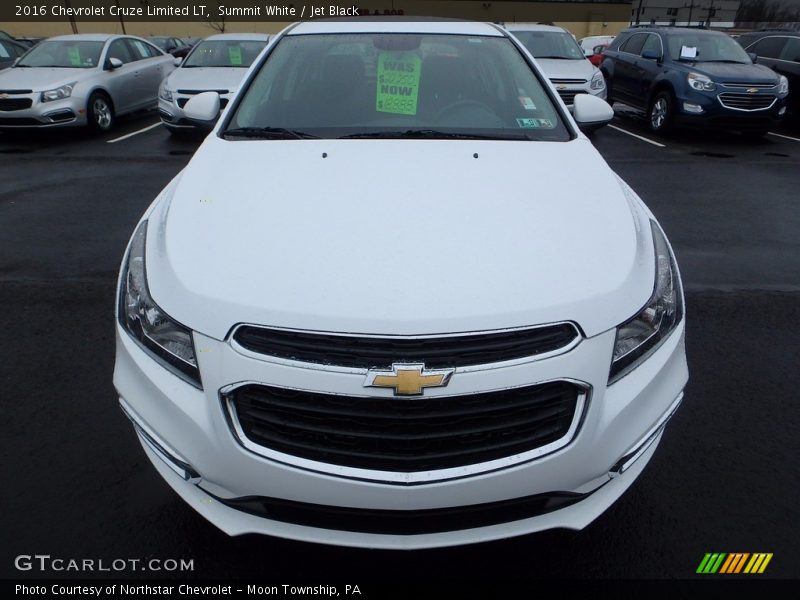 Summit White / Jet Black 2016 Chevrolet Cruze Limited LT