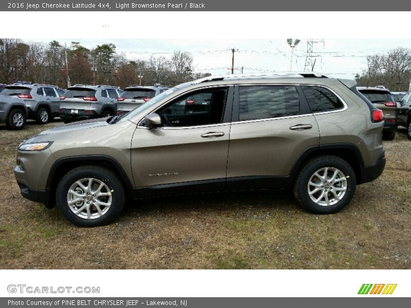 Light Brownstone Pearl / Black 2016 Jeep Cherokee Latitude 4x4