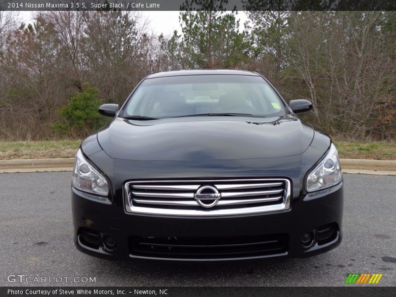 Super Black / Cafe Latte 2014 Nissan Maxima 3.5 S