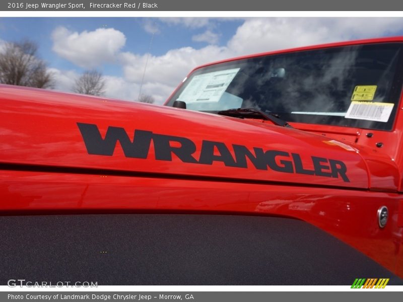 Firecracker Red / Black 2016 Jeep Wrangler Sport