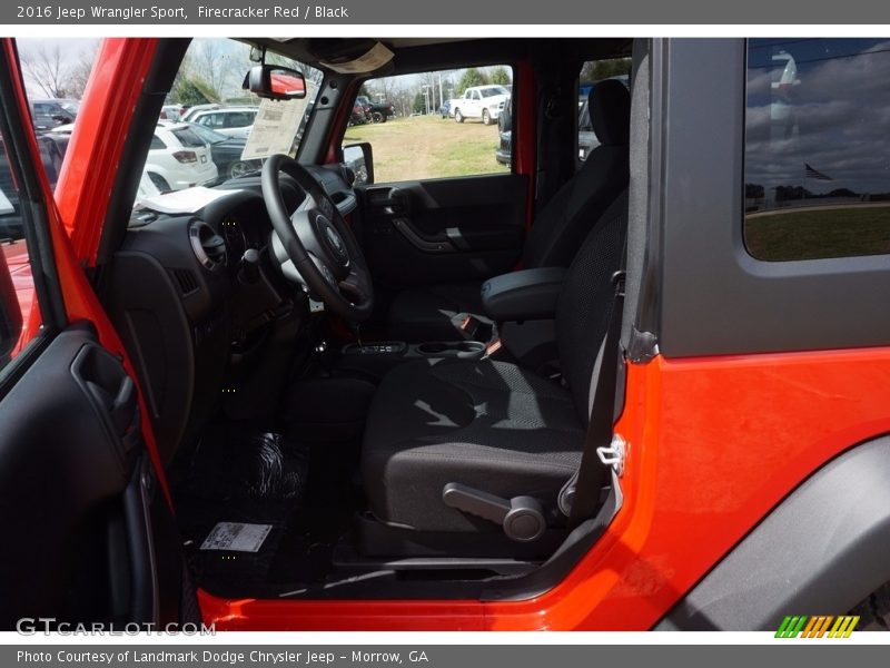 Firecracker Red / Black 2016 Jeep Wrangler Sport