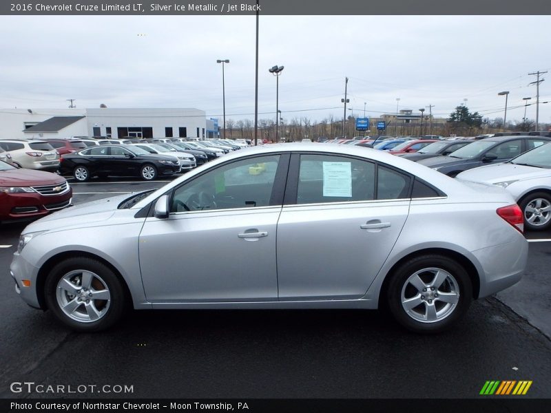 Silver Ice Metallic / Jet Black 2016 Chevrolet Cruze Limited LT