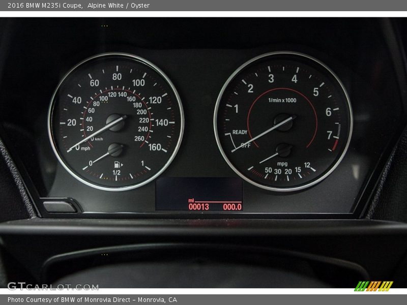 Alpine White / Oyster 2016 BMW M235i Coupe