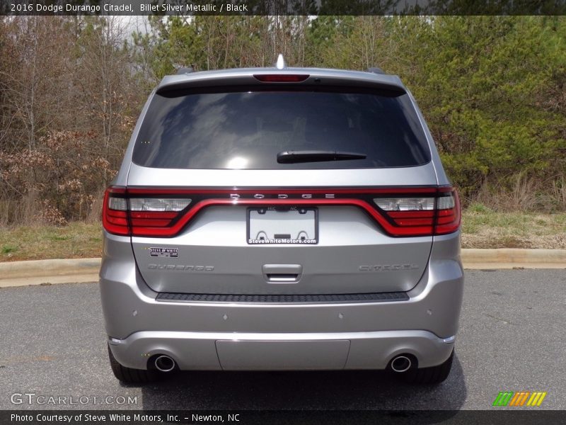 Billet Silver Metallic / Black 2016 Dodge Durango Citadel