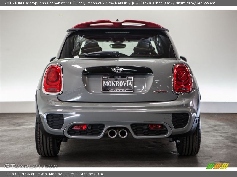 Moonwalk Gray Metallic / JCW Black/Carbon Black/Dinamica w/Red Accent 2016 Mini Hardtop John Cooper Works 2 Door
