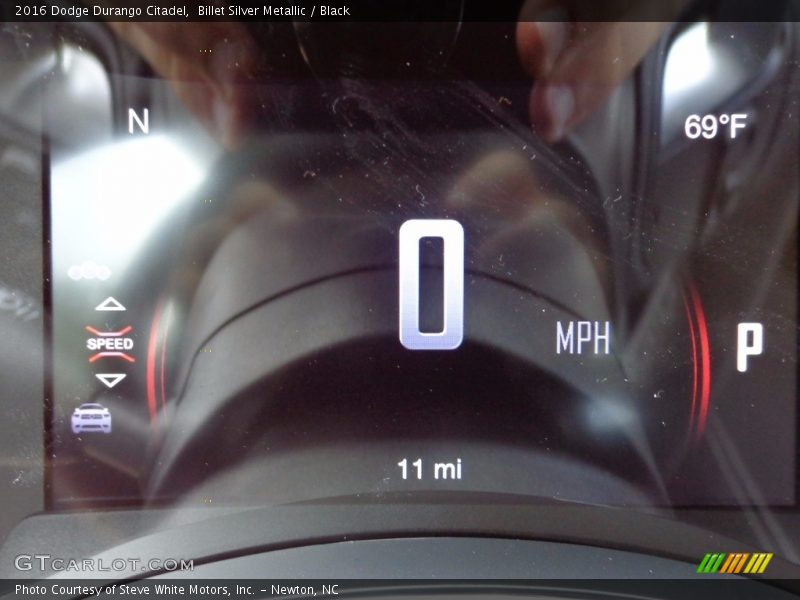 Billet Silver Metallic / Black 2016 Dodge Durango Citadel