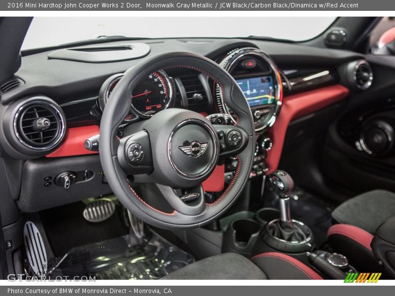JCW Black/Carbon Black/Dinamica w/Red Accent Interior - 2016 Hardtop John Cooper Works 2 Door 