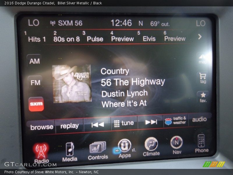 Billet Silver Metallic / Black 2016 Dodge Durango Citadel