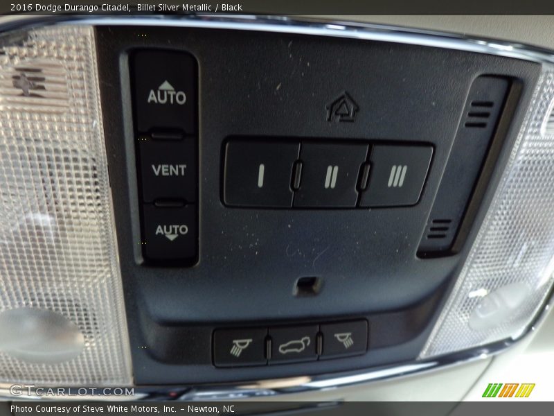 Billet Silver Metallic / Black 2016 Dodge Durango Citadel