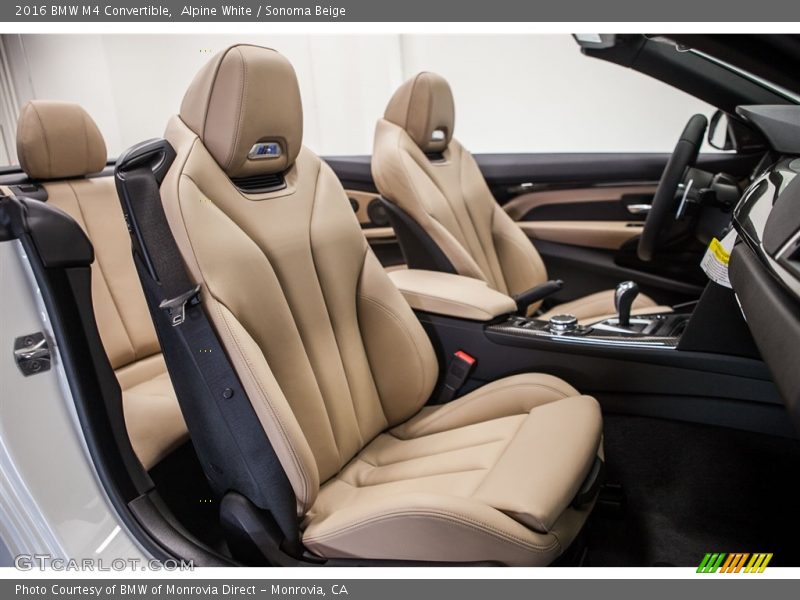 Front Seat of 2016 M4 Convertible