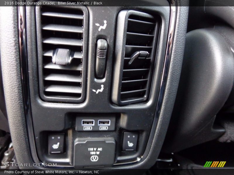 Billet Silver Metallic / Black 2016 Dodge Durango Citadel