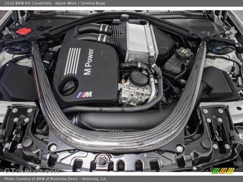  2016 M4 Convertible Engine - 3.0 Liter DI M TwinPower Turbocharged DOHC 24-Valve VVT Inline 6 Cylinder