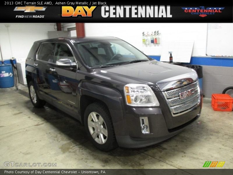 Ashen Gray Metallic / Jet Black 2013 GMC Terrain SLE AWD