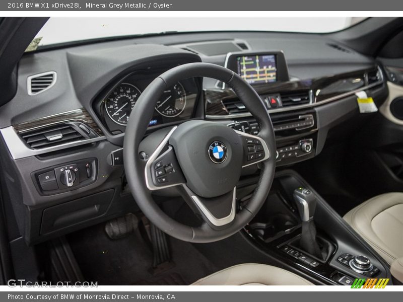 Mineral Grey Metallic / Oyster 2016 BMW X1 xDrive28i