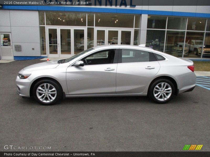 Silver Ice Metallic / Jet Black 2016 Chevrolet Malibu LT