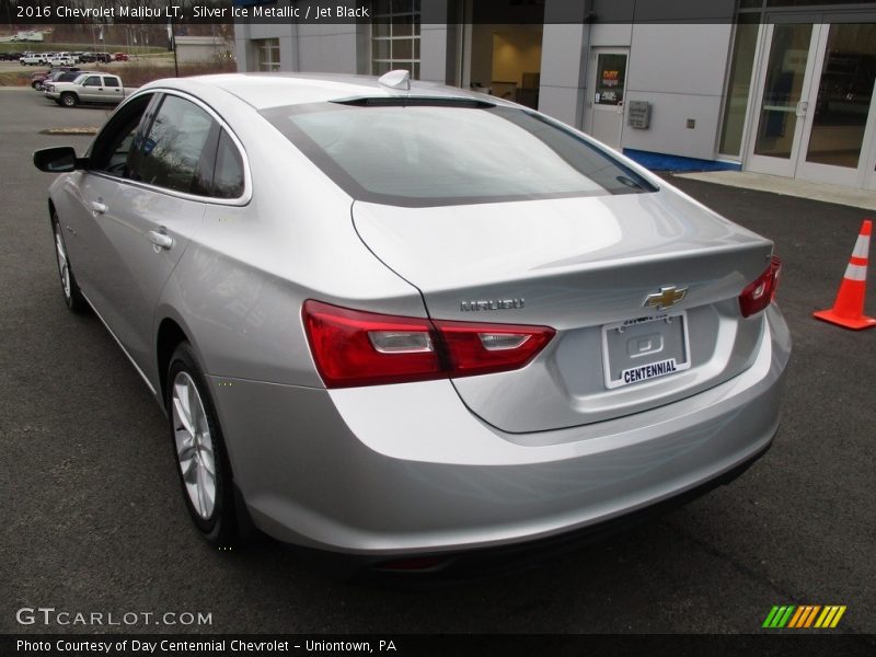 Silver Ice Metallic / Jet Black 2016 Chevrolet Malibu LT