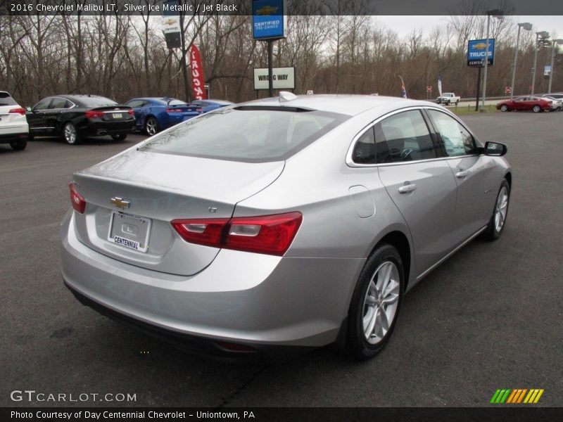 Silver Ice Metallic / Jet Black 2016 Chevrolet Malibu LT
