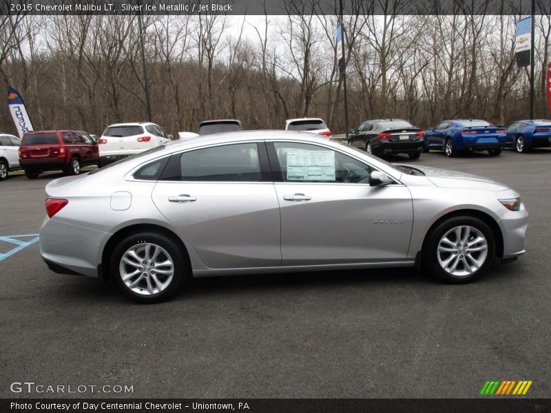 Silver Ice Metallic / Jet Black 2016 Chevrolet Malibu LT