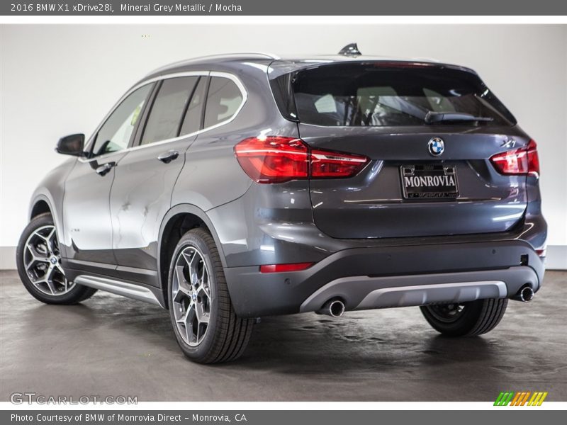 Mineral Grey Metallic / Mocha 2016 BMW X1 xDrive28i