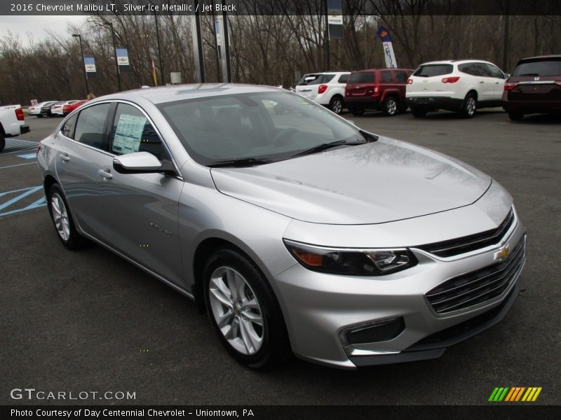 Silver Ice Metallic / Jet Black 2016 Chevrolet Malibu LT