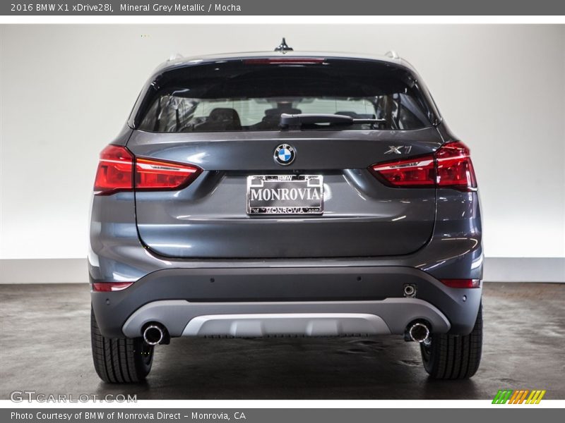 Mineral Grey Metallic / Mocha 2016 BMW X1 xDrive28i