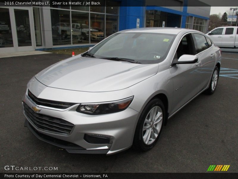 Silver Ice Metallic / Jet Black 2016 Chevrolet Malibu LT
