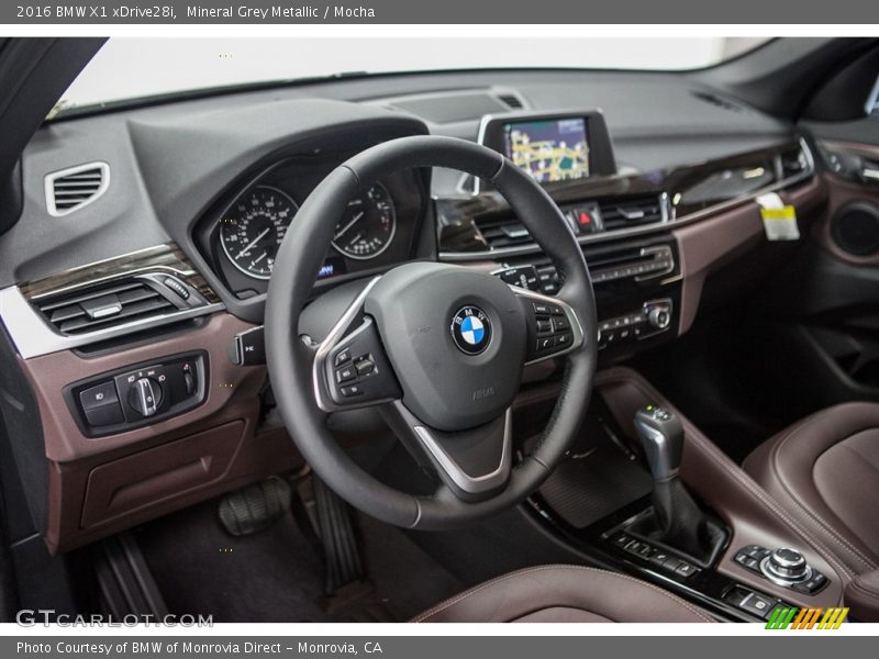 Mineral Grey Metallic / Mocha 2016 BMW X1 xDrive28i