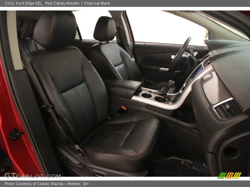 Red Candy Metallic / Charcoal Black 2012 Ford Edge SEL