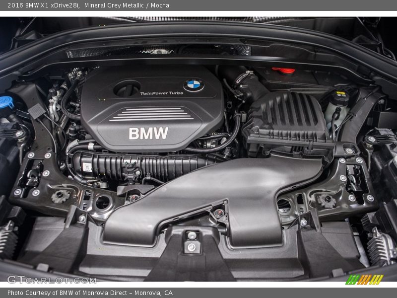 Mineral Grey Metallic / Mocha 2016 BMW X1 xDrive28i