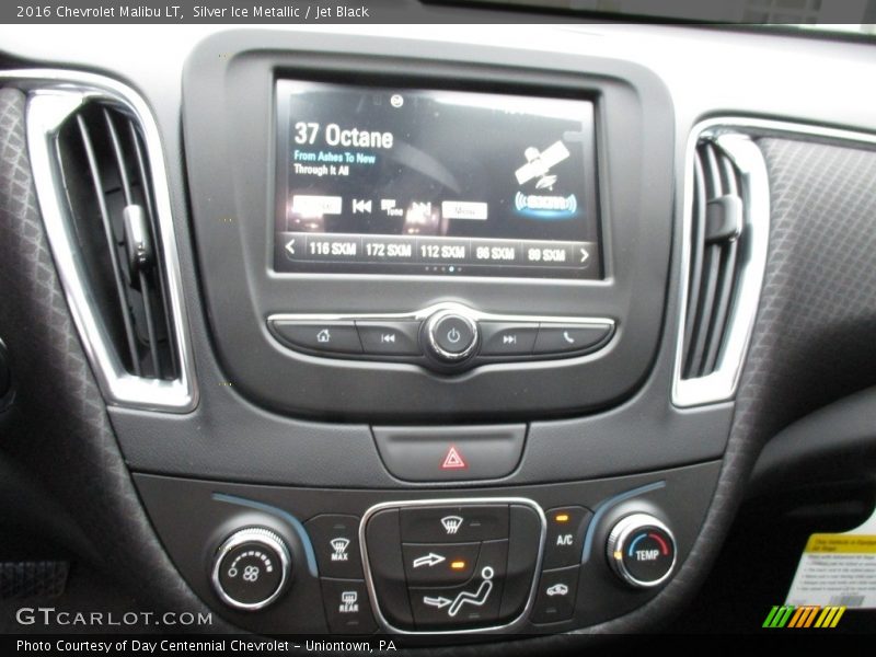 Silver Ice Metallic / Jet Black 2016 Chevrolet Malibu LT