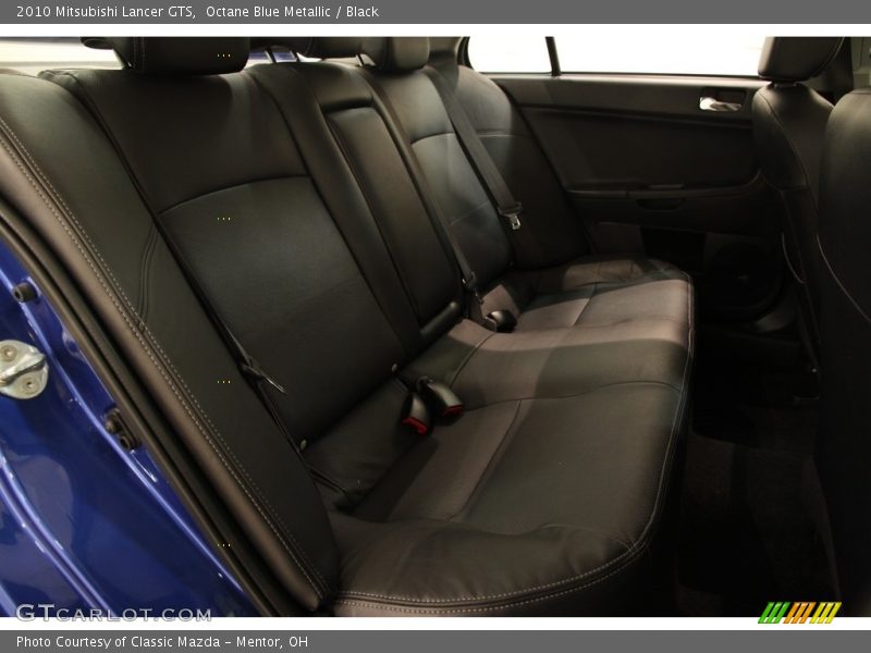 Octane Blue Metallic / Black 2010 Mitsubishi Lancer GTS