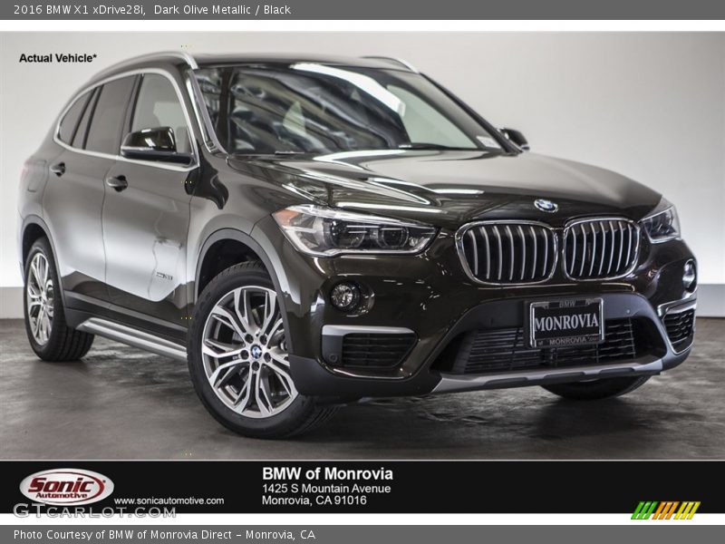 Dark Olive Metallic / Black 2016 BMW X1 xDrive28i