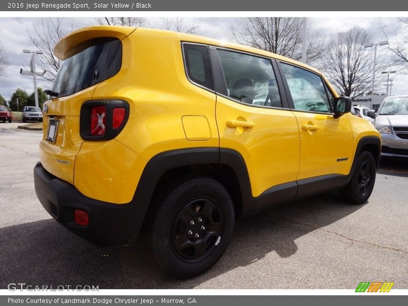 Solar Yellow / Black 2016 Jeep Renegade Sport