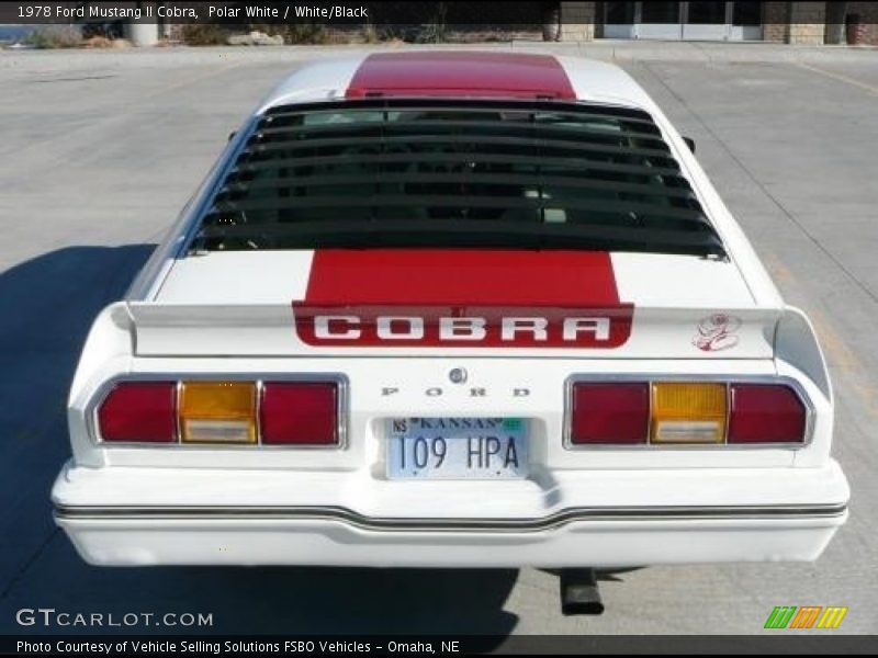 Polar White / White/Black 1978 Ford Mustang II Cobra