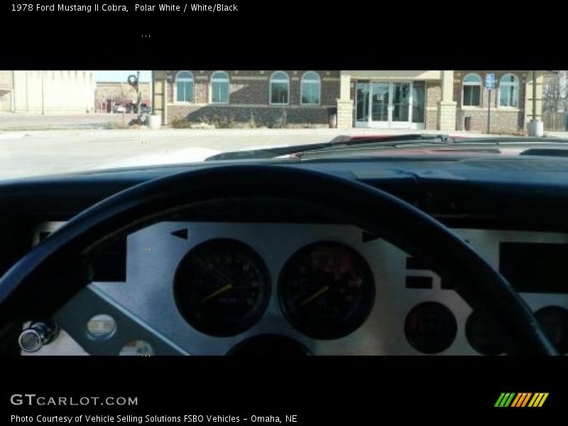 Polar White / White/Black 1978 Ford Mustang II Cobra