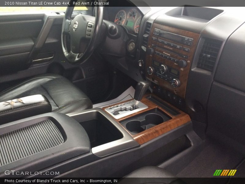 Red Alert / Charcoal 2010 Nissan Titan LE Crew Cab 4x4