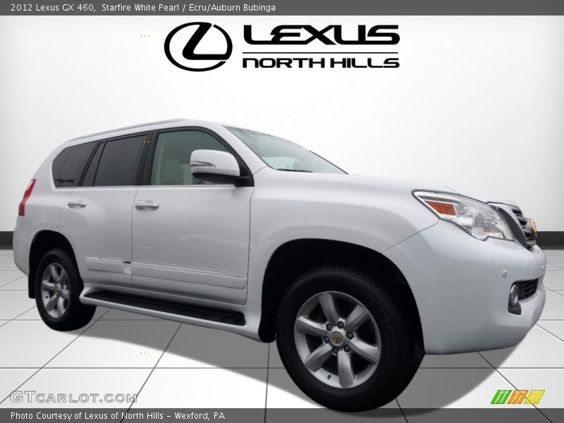 Starfire White Pearl / Ecru/Auburn Bubinga 2012 Lexus GX 460