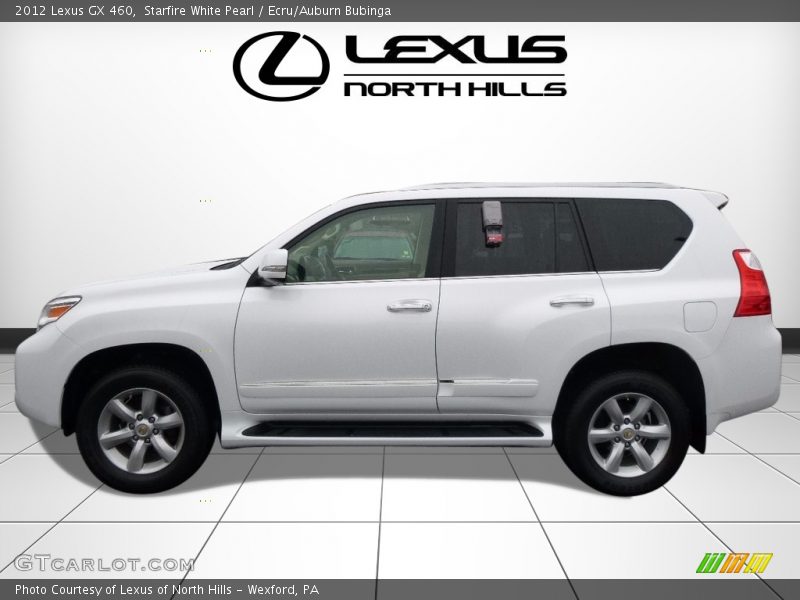 Starfire White Pearl / Ecru/Auburn Bubinga 2012 Lexus GX 460