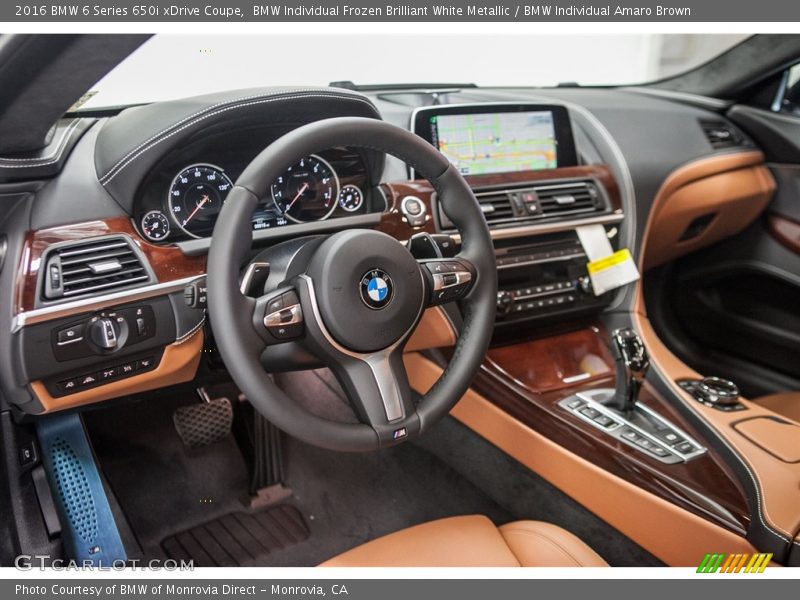 BMW Individual Amaro Brown Interior - 2016 6 Series 650i xDrive Coupe 