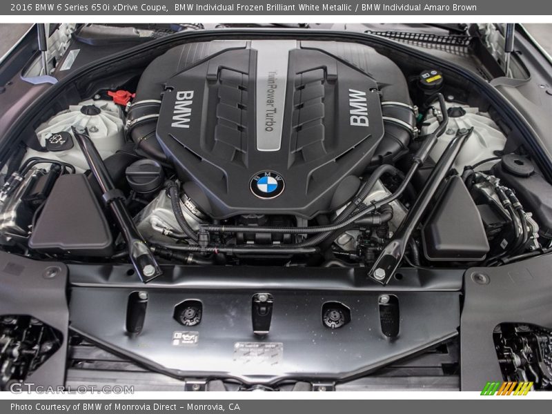 2016 6 Series 650i xDrive Coupe Engine - 4.4 Liter DI TwinPower Turbocharged DOHC 32-Valve VVT V8