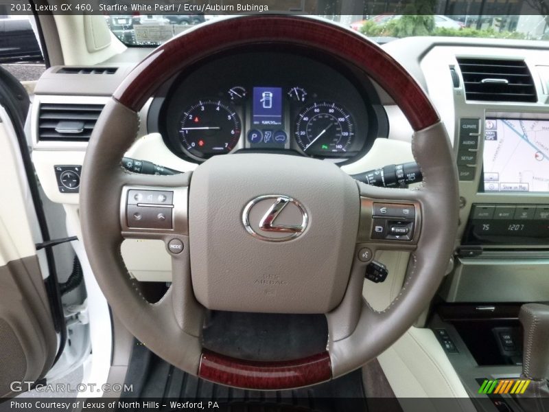 Starfire White Pearl / Ecru/Auburn Bubinga 2012 Lexus GX 460