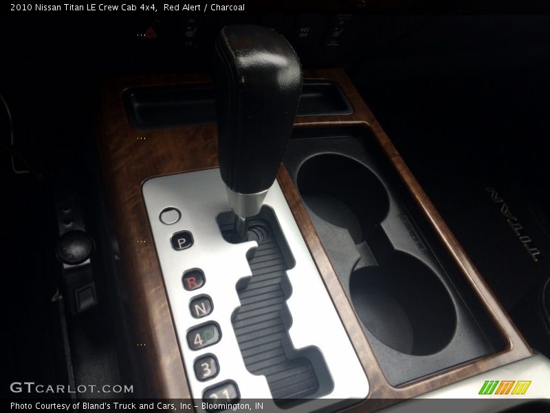 Red Alert / Charcoal 2010 Nissan Titan LE Crew Cab 4x4