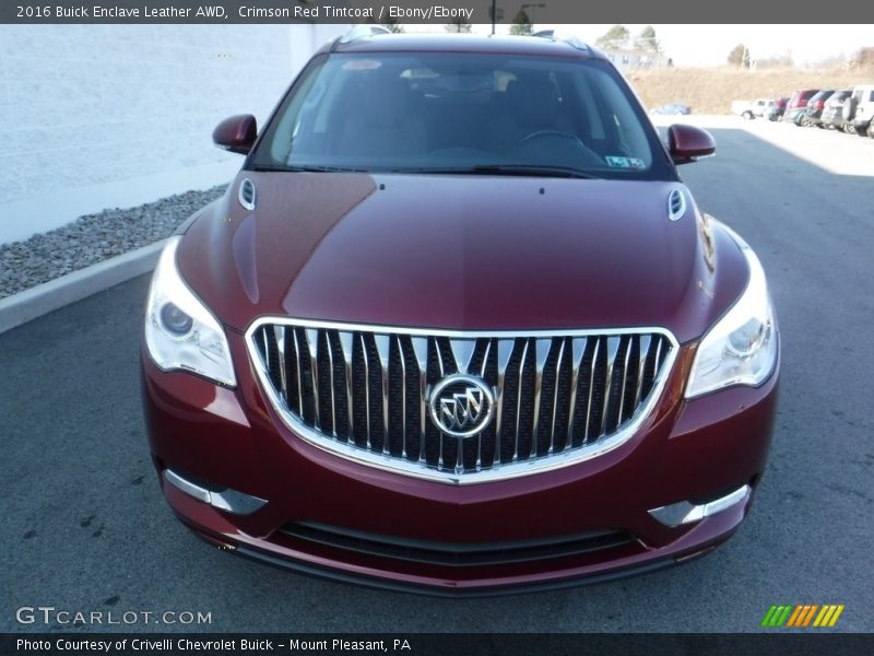 Crimson Red Tintcoat / Ebony/Ebony 2016 Buick Enclave Leather AWD