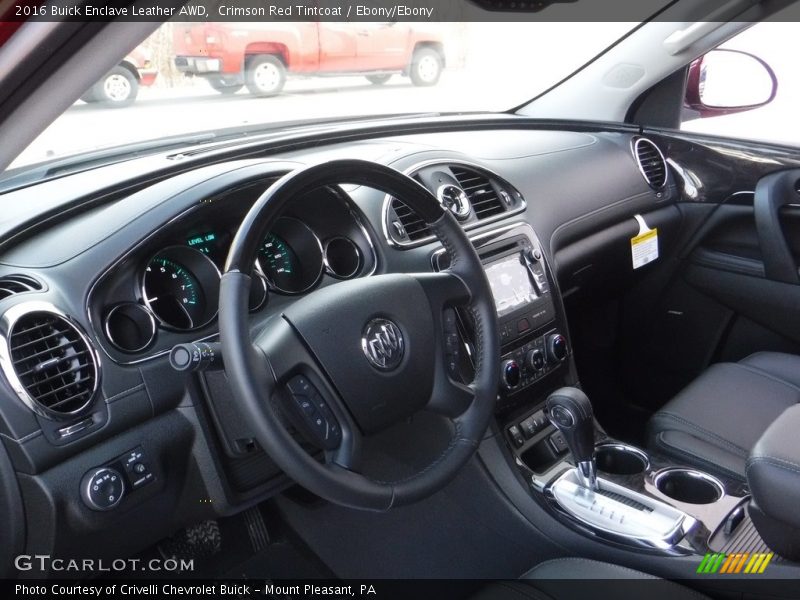 Crimson Red Tintcoat / Ebony/Ebony 2016 Buick Enclave Leather AWD