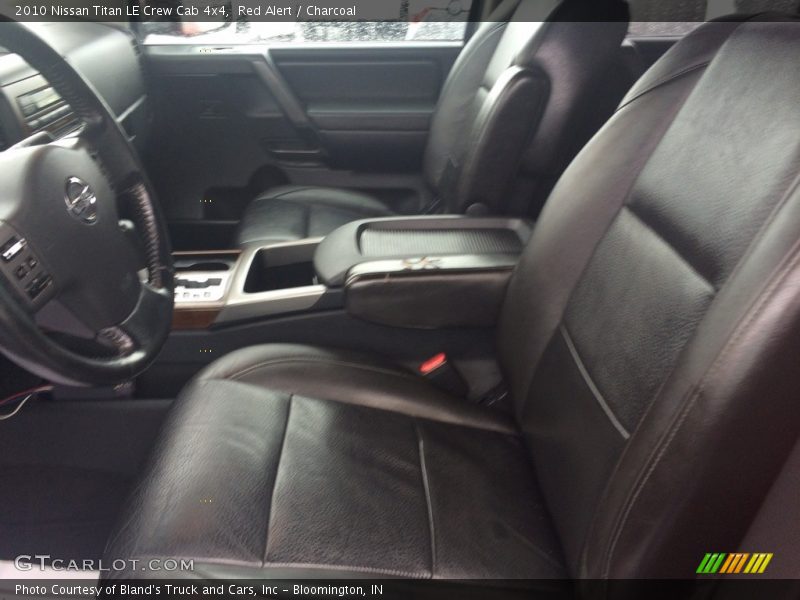 Red Alert / Charcoal 2010 Nissan Titan LE Crew Cab 4x4