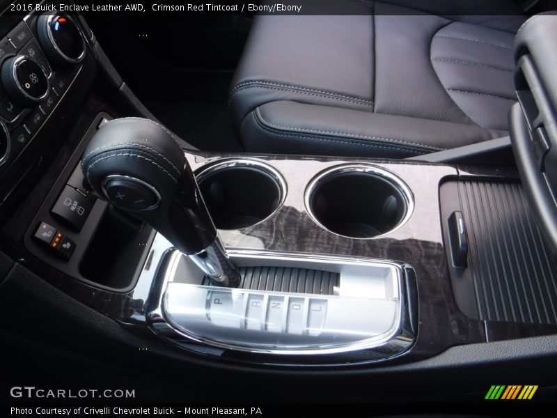 Crimson Red Tintcoat / Ebony/Ebony 2016 Buick Enclave Leather AWD